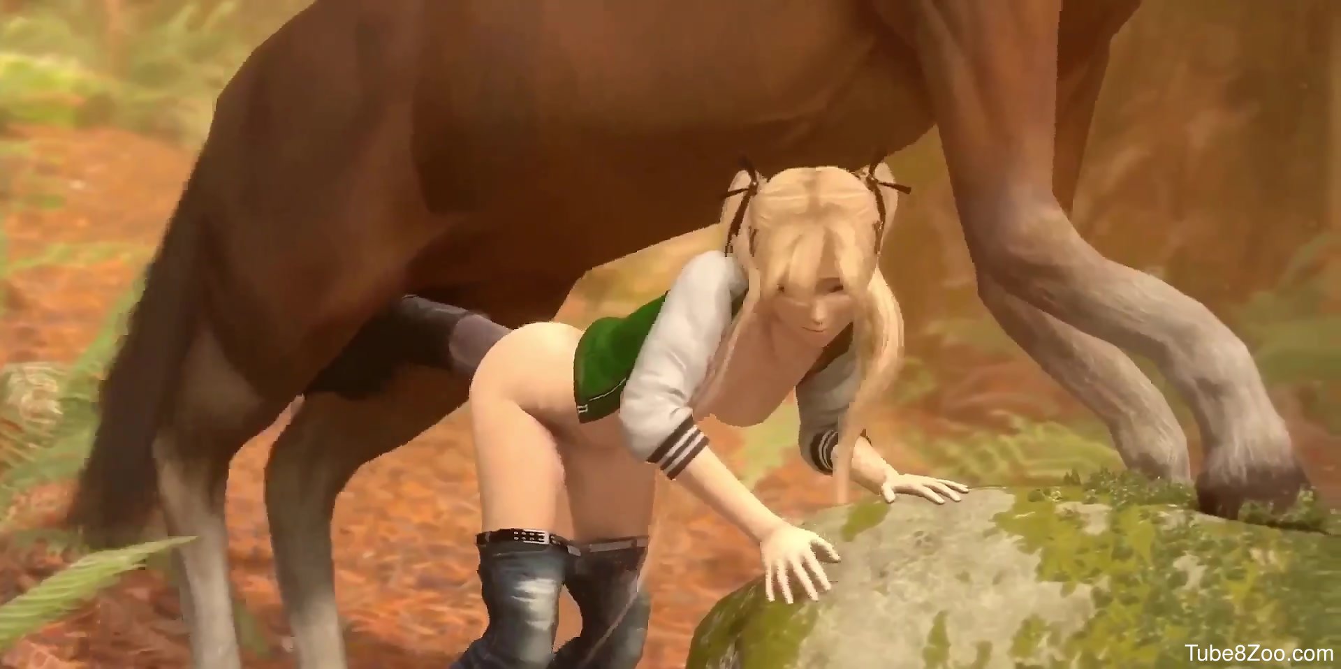 tiny bestiality Tiny babe getting fucked by a super hung horse